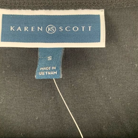 Karen Scott Christmas Cats Shirt NWT - Picture 4 of 5